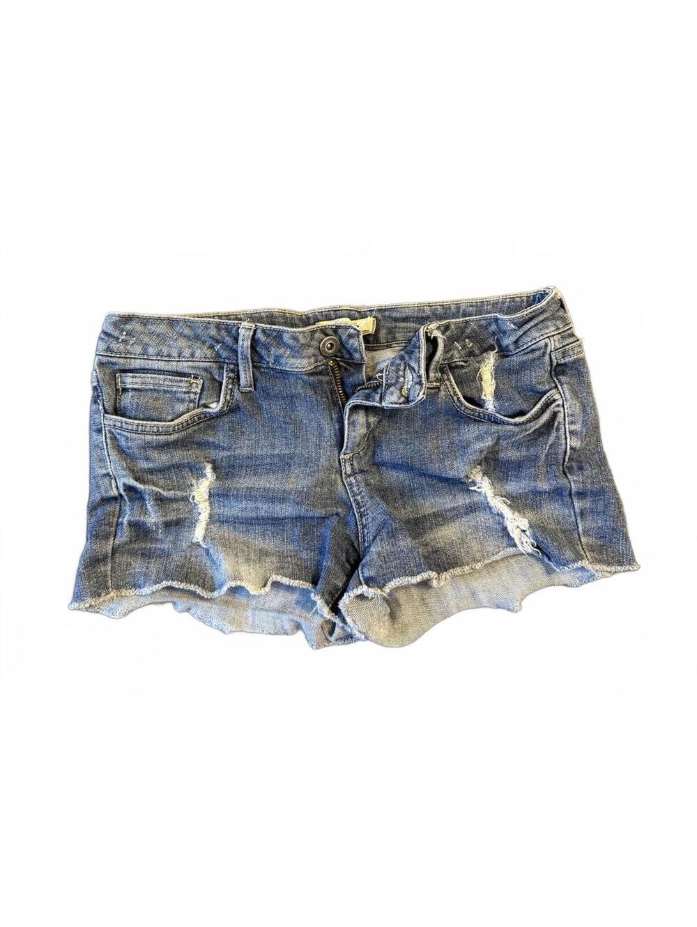 Heritage 1981 Distressed Denim Cutoff Shorts Size 7